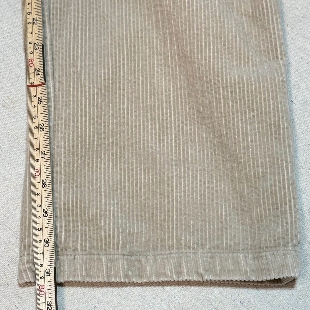 Woolrich Corduroy Pants Mens 35x31 Straight Leg Tan Beige Cotton Wide Wale - Picture 7 of 8